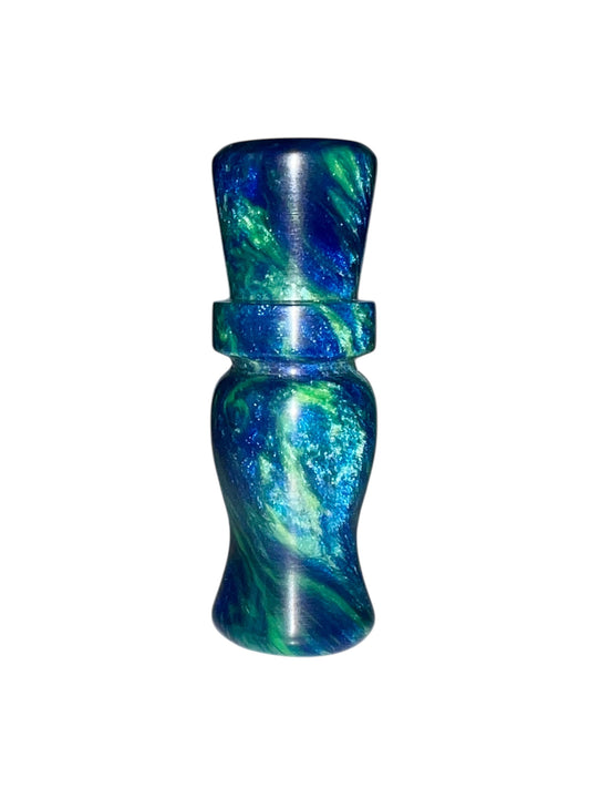 Blue & Green Metallic Mini Call