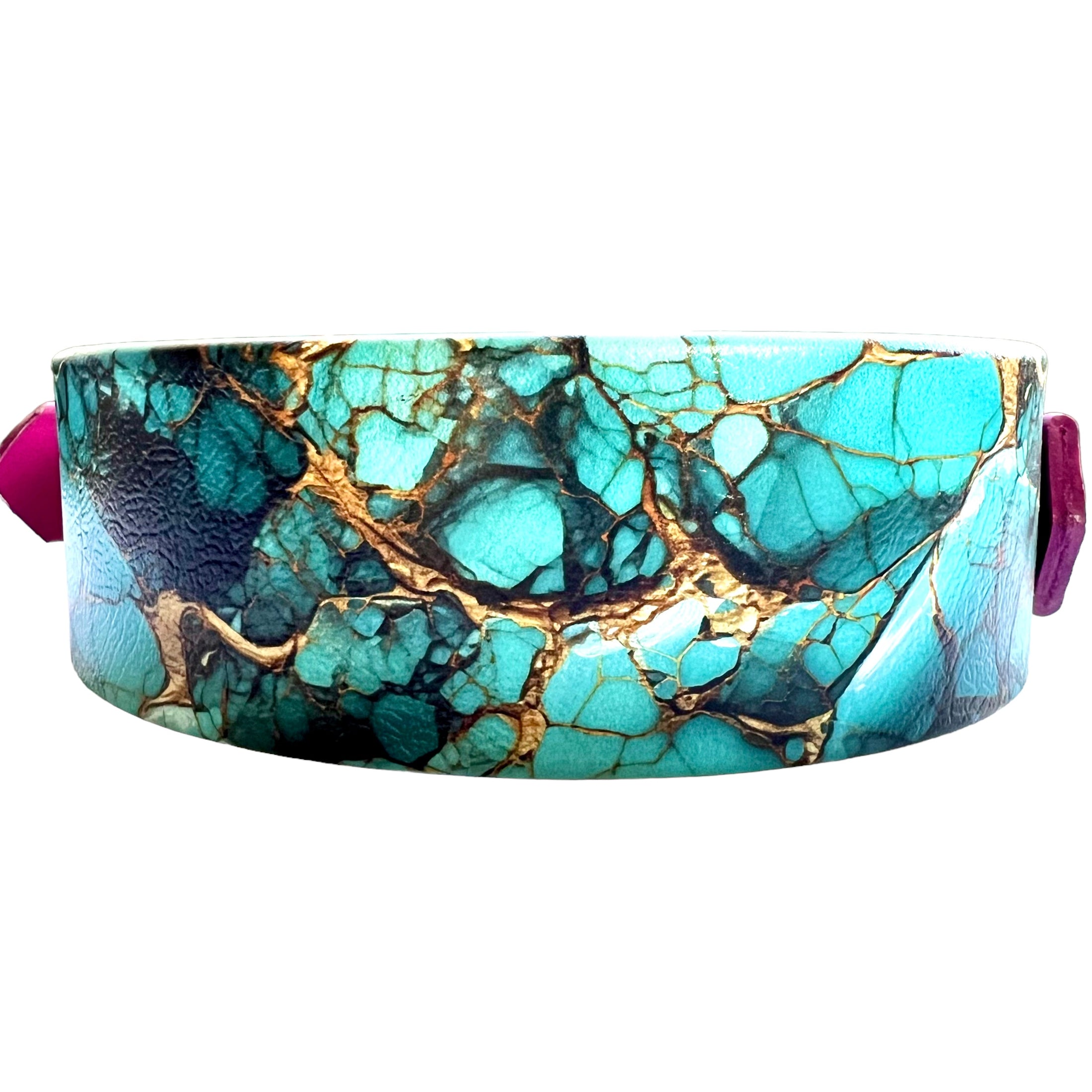 12.5-15" Turquoise Marble Collar