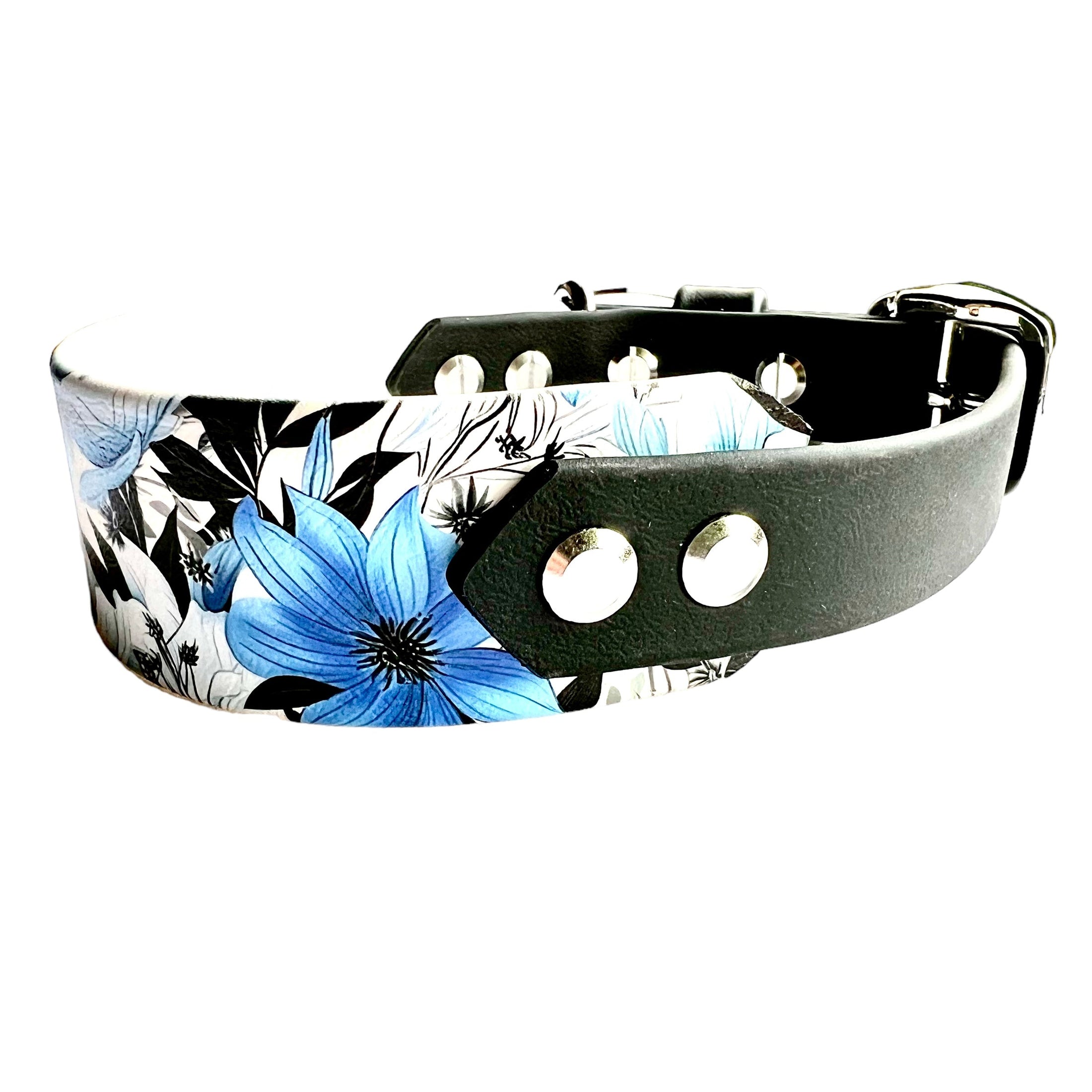 16-18.5" Blue Vintage Botanicals Collar