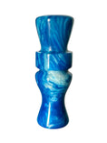 Load image into Gallery viewer, Blue & White Metallic Mini Call
