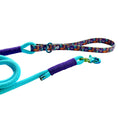 Load image into Gallery viewer, 6' Purple & Sky Blue Leash
