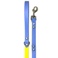 Load image into Gallery viewer, Periwinkle & Yellow 6' Leash with Traffic Handle
