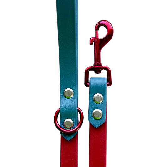 6' Crimson & Denim Leash